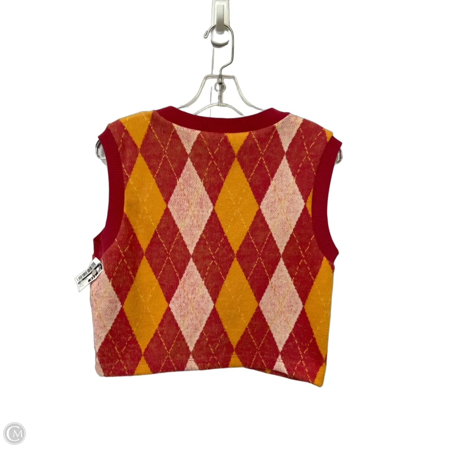 Vest Other By Zara In Orange & Pink, Size: M