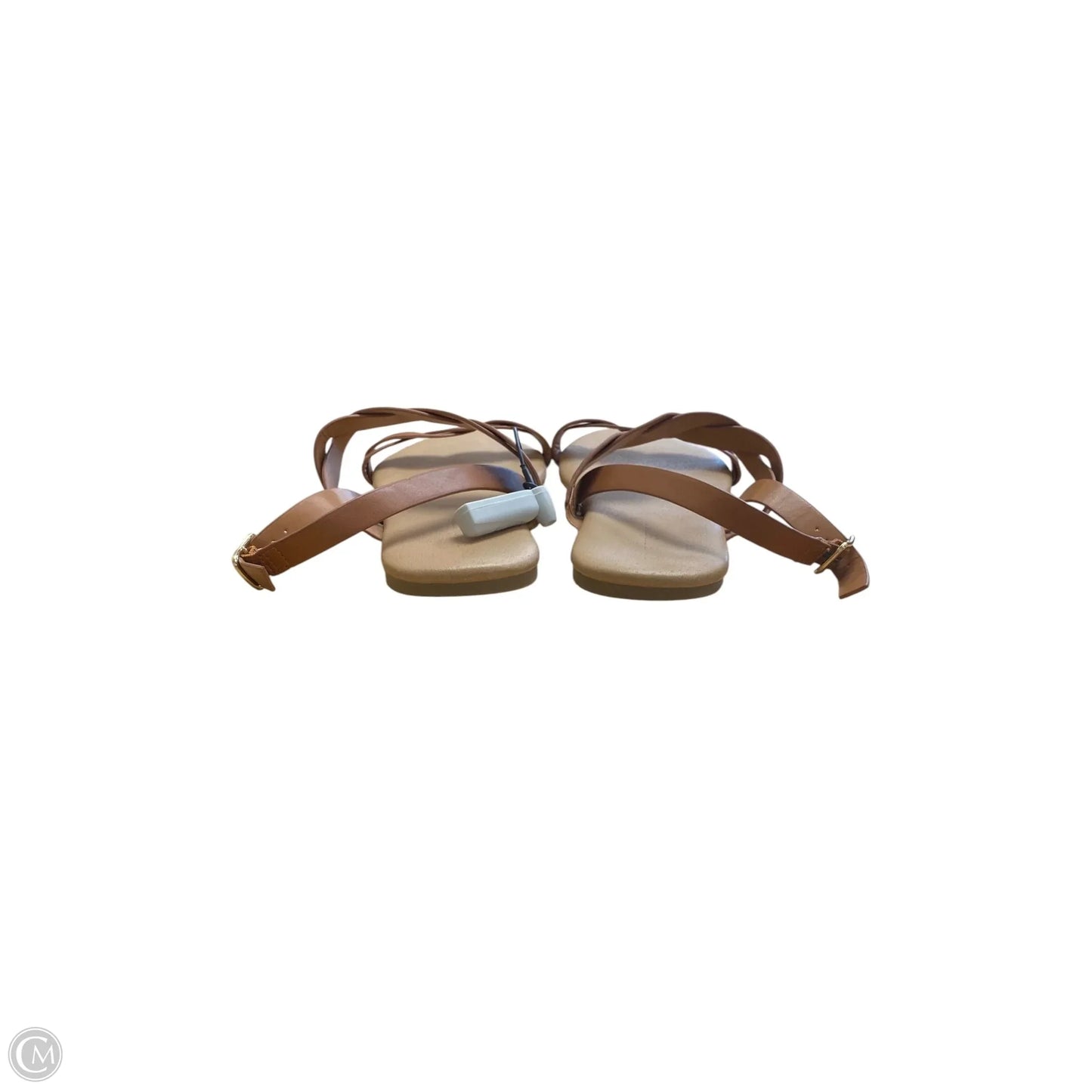 Sandals Flats By Lane Bryant In Brown, Size: 9.5