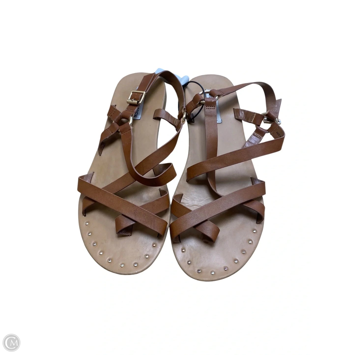 Sandals Flats By Steve Madden In Brown, Size: 9.5