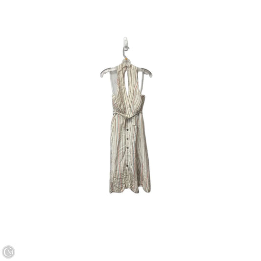 Dress Casual Midi By Maeve In Striped Pattern, Size: 4p