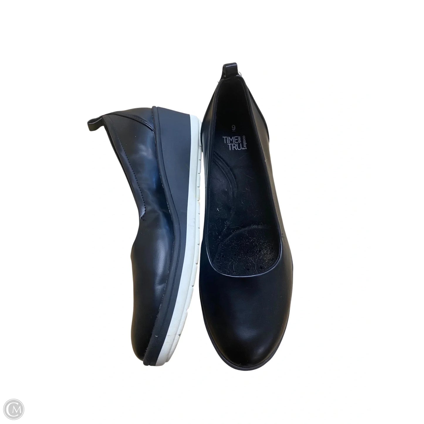 Shoes Heels Platform By Time And Tru In Black, Size: 9
