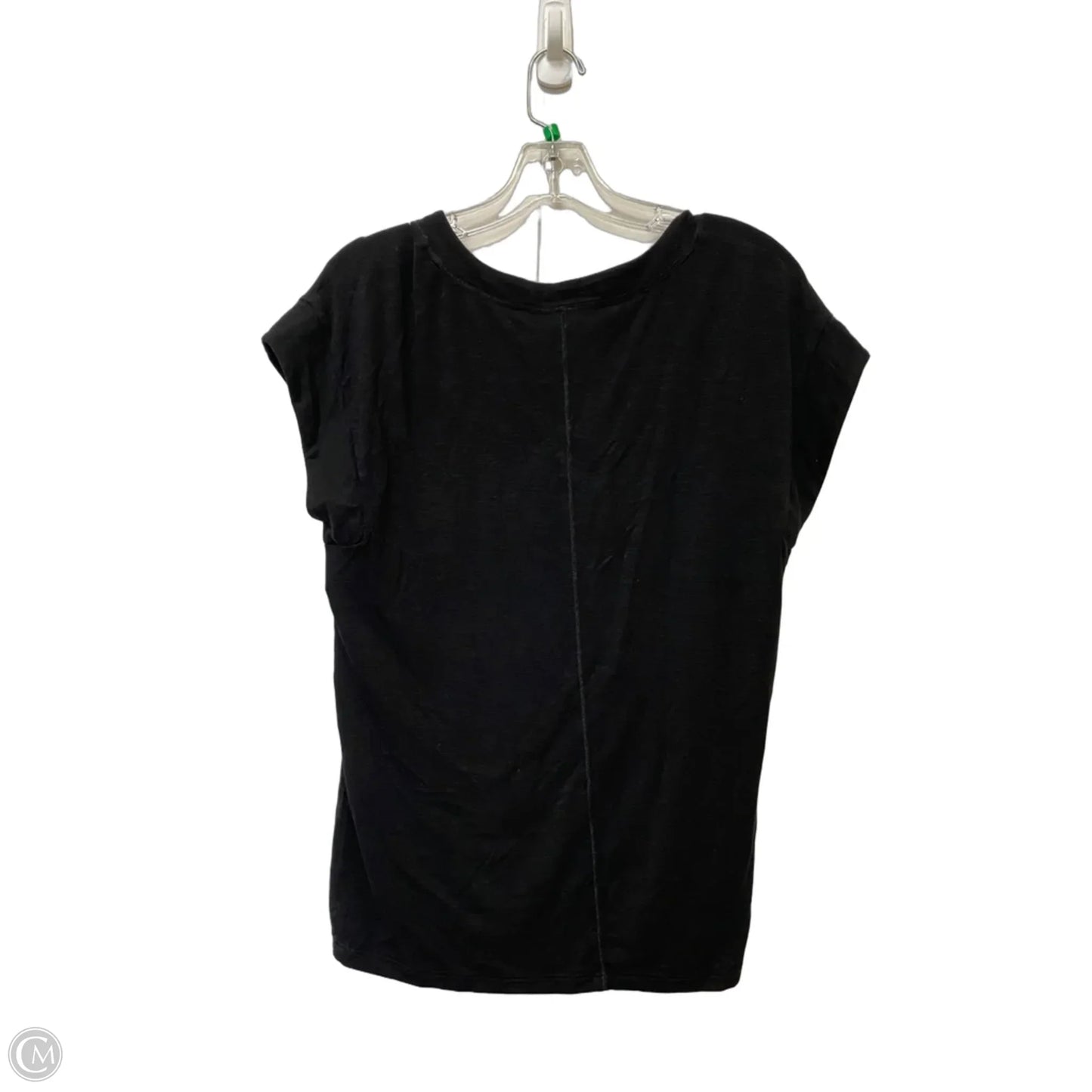 Top Short Sleeve Basic By White House Black Market In Black, Size: S