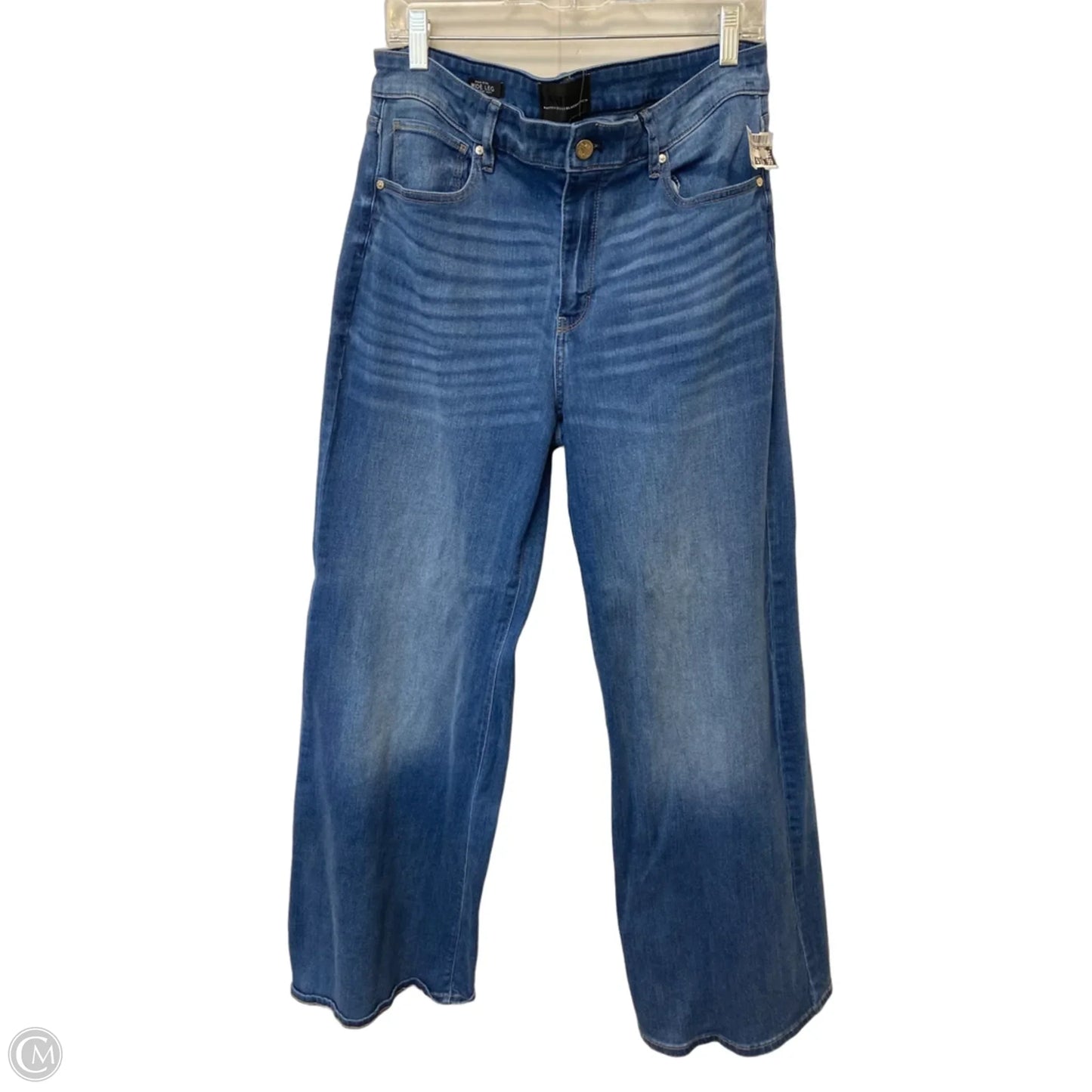 Jeans Wide Leg By White House Black Market In Blue Denim, Size: 12