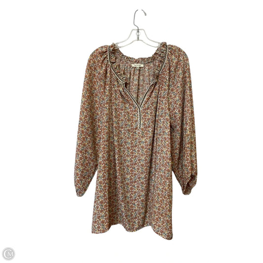 Top Long Sleeve By Max Studio In Floral Print, Size: 2x