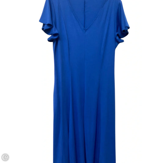 Dress Casual Midi By Grace Karin In Blue, Size: L