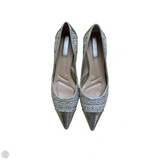 Shoes Heels Kitten By Franco Sarto In Gold, Size: 10