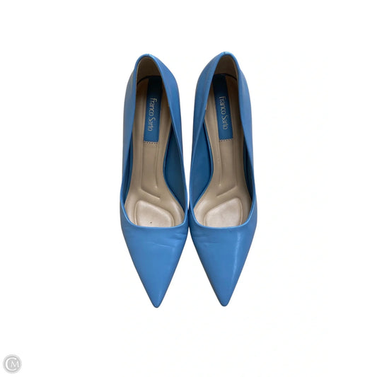 Shoes Heels Block By Franco Sarto In Blue, Size: 10