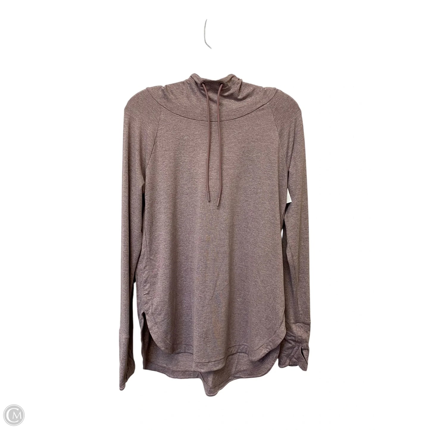 Athletic Top Long Sleeve Hoodie By Athleta In Purple, Size: M