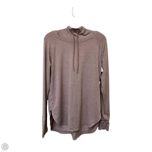 Athletic Top Long Sleeve Hoodie By Athleta In Purple, Size: M