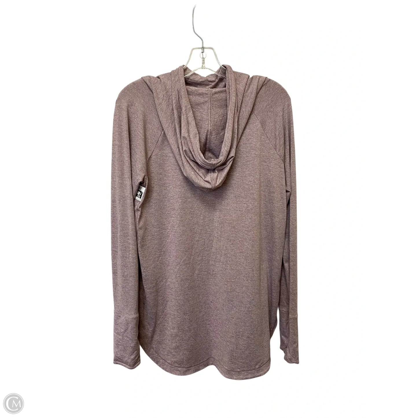 Athletic Top Long Sleeve Hoodie By Athleta In Purple, Size: M