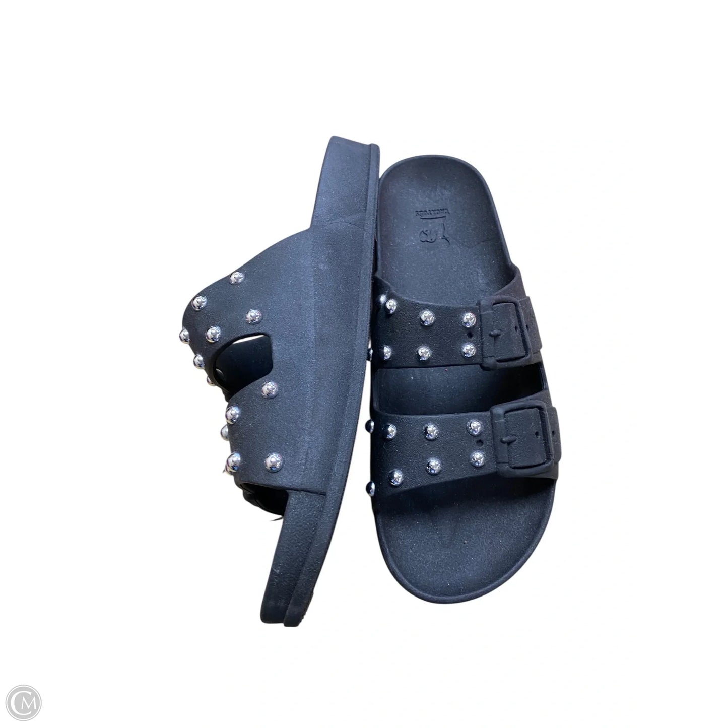Shoes Flats By Clothes Mentor In Black, Size: 10