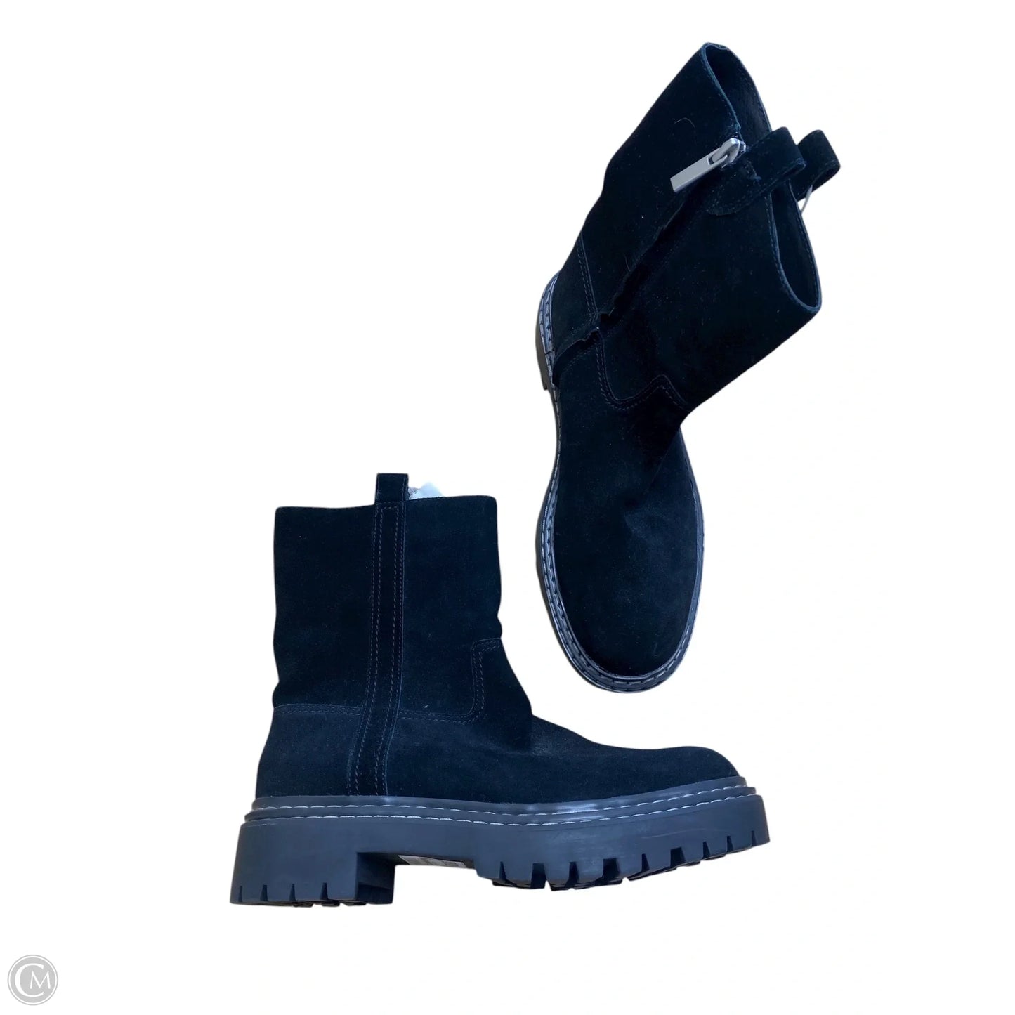 Boots Ankle Flats By Splendid In Black, Size: 7.5