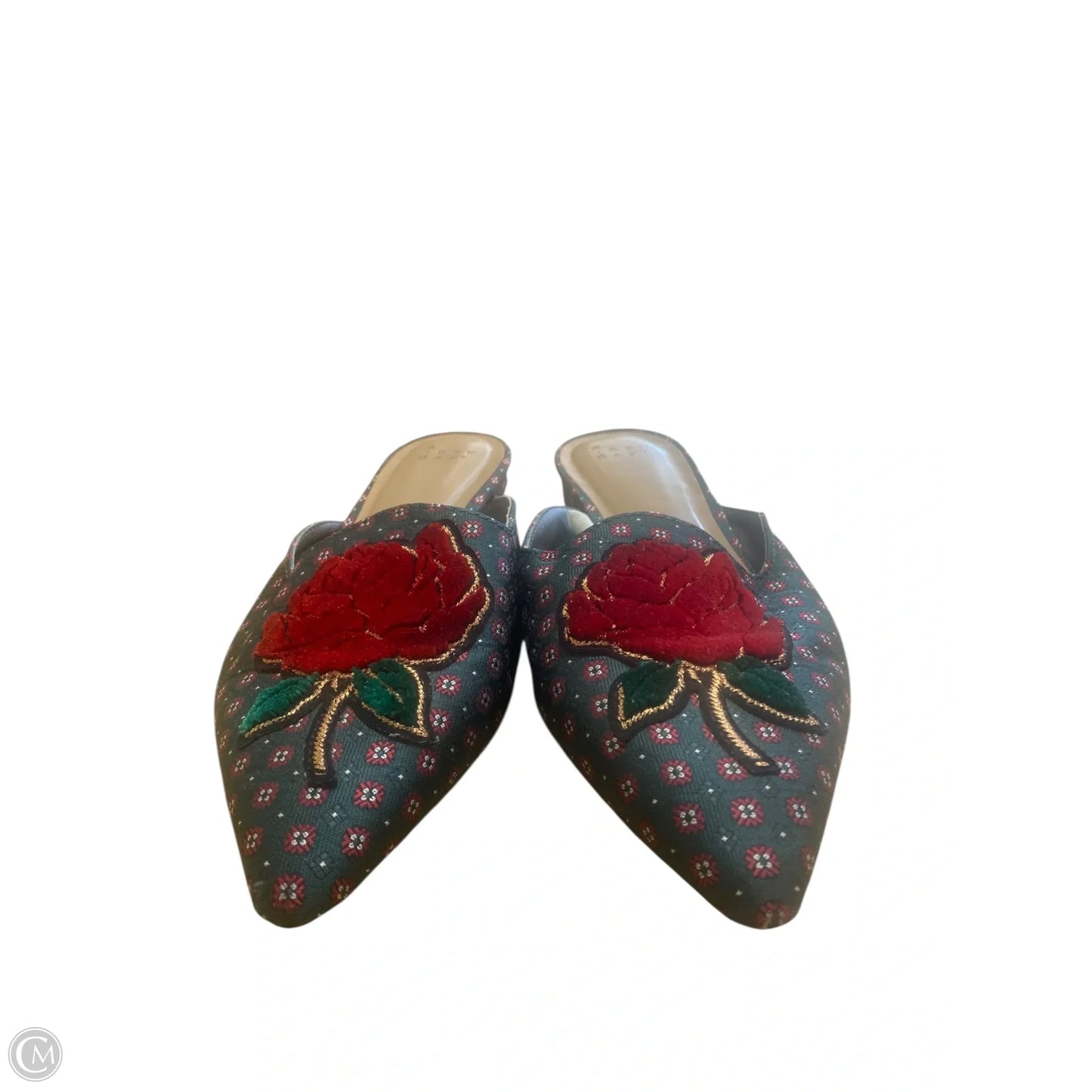 Shoes Flats By A New Day In Green & Red, Size: 10