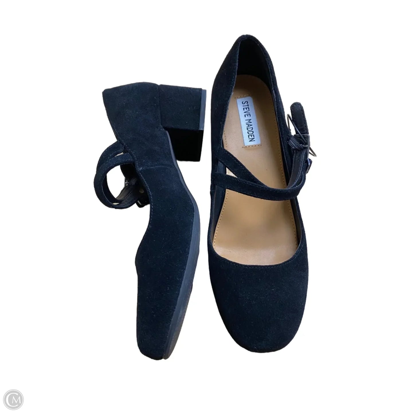 Shoes Heels Block By Steve Madden In Black, Size: 9.5