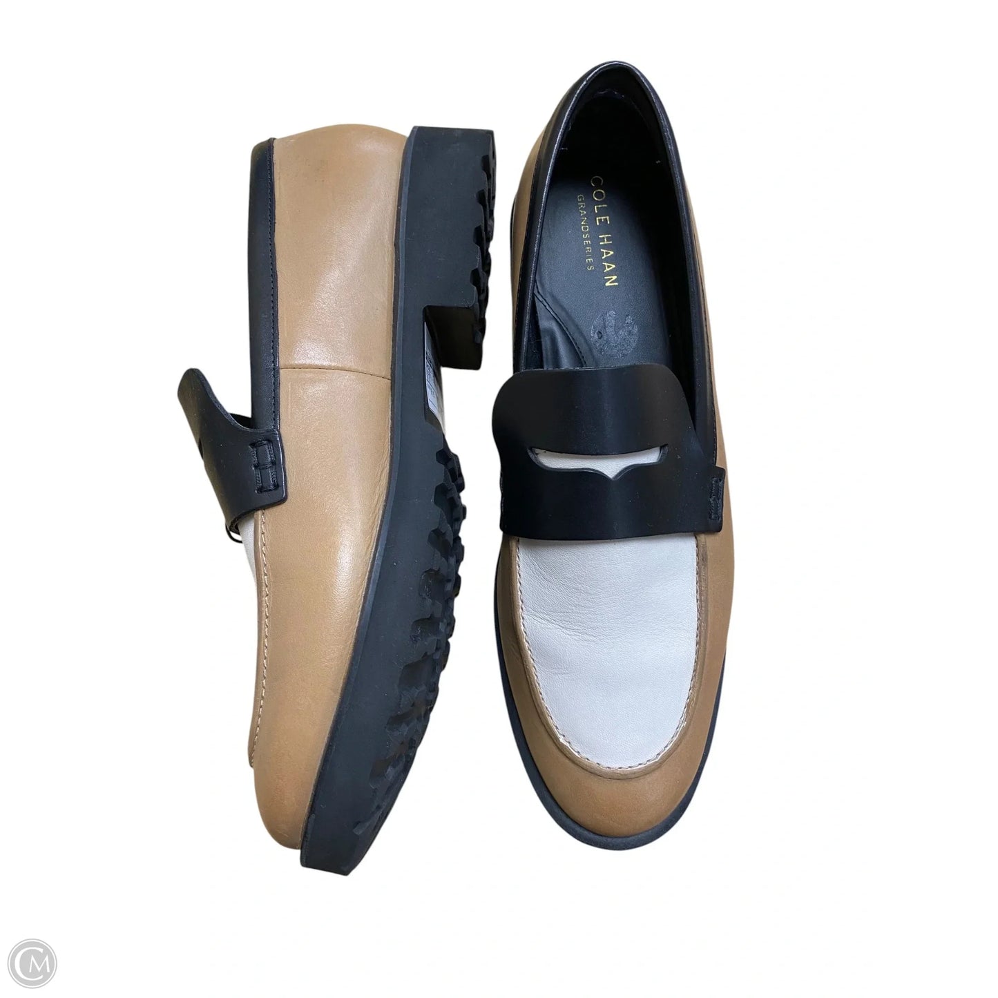 Shoes Flats By Cole-haan In Black & Brown, Size: 8.5