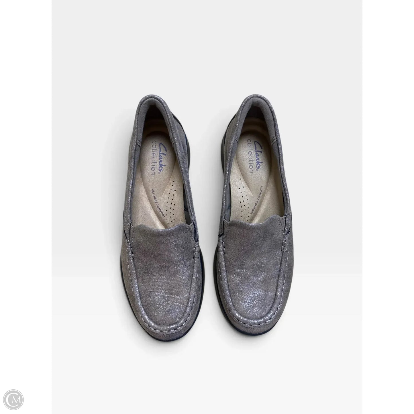 Shoes Flats By Clarks In Brown, Size: 7