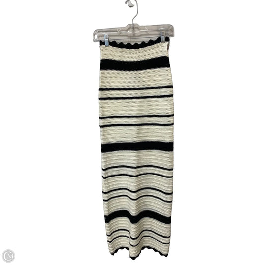 Skirt Maxi By Meshki In Striped Pattern, Size: S