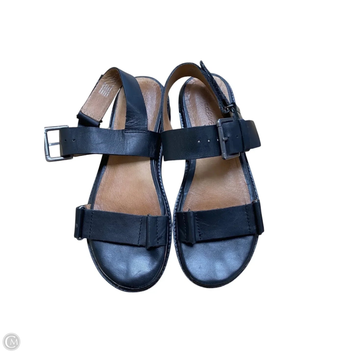 Sandals Flats By Madewell In Black, Size: 6.5