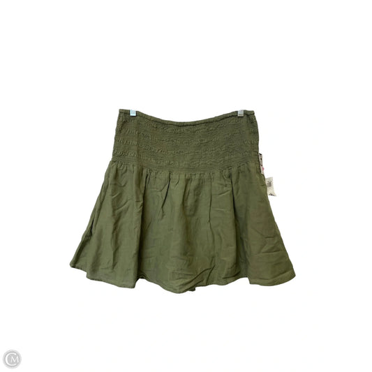 Skirt Mini & Short By Old Navy In Green, Size: L