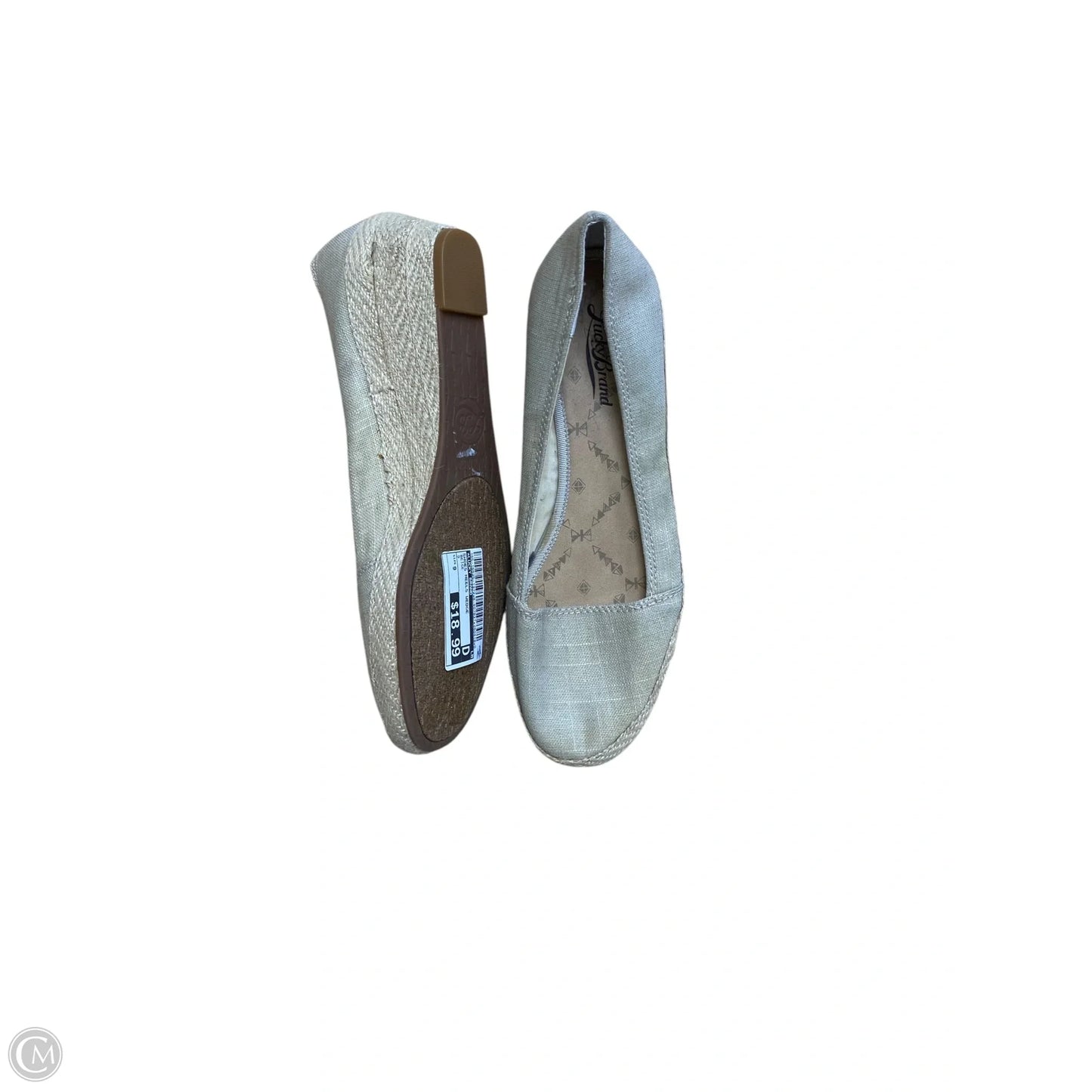 Shoes Heels Wedge By Lucky Brand In Beige, Size: 9