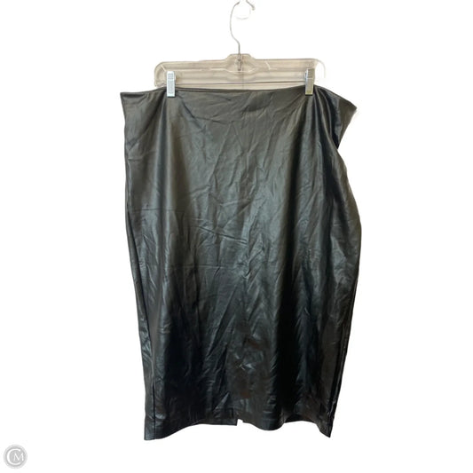 Skirt Maxi By Eloquii In Black, Size: 18