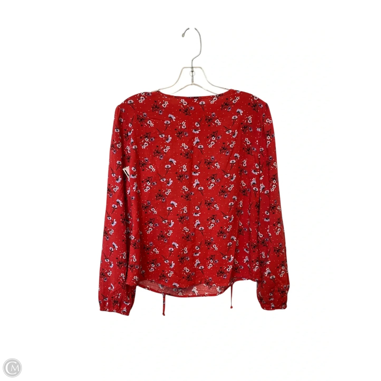 Top Long Sleeve By Candies In Red, Size: Xs