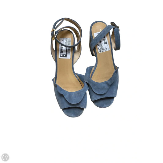 Shoes Heels Block By Anthropologie In Blue, Size: 8