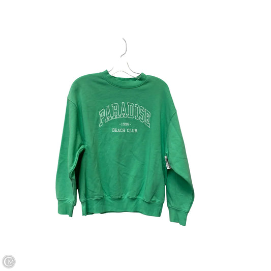 Sweatshirt Crewneck By Wild Fable In Green, Size: Xs