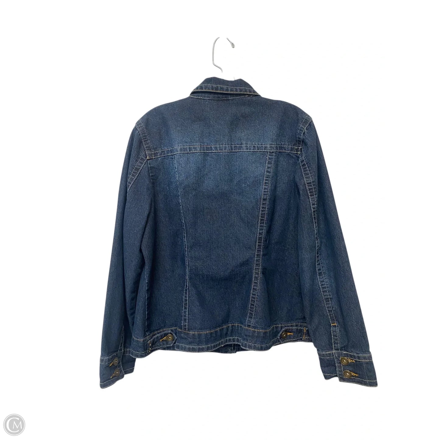 Jacket Denim By Avenue In Blue, Size: 14