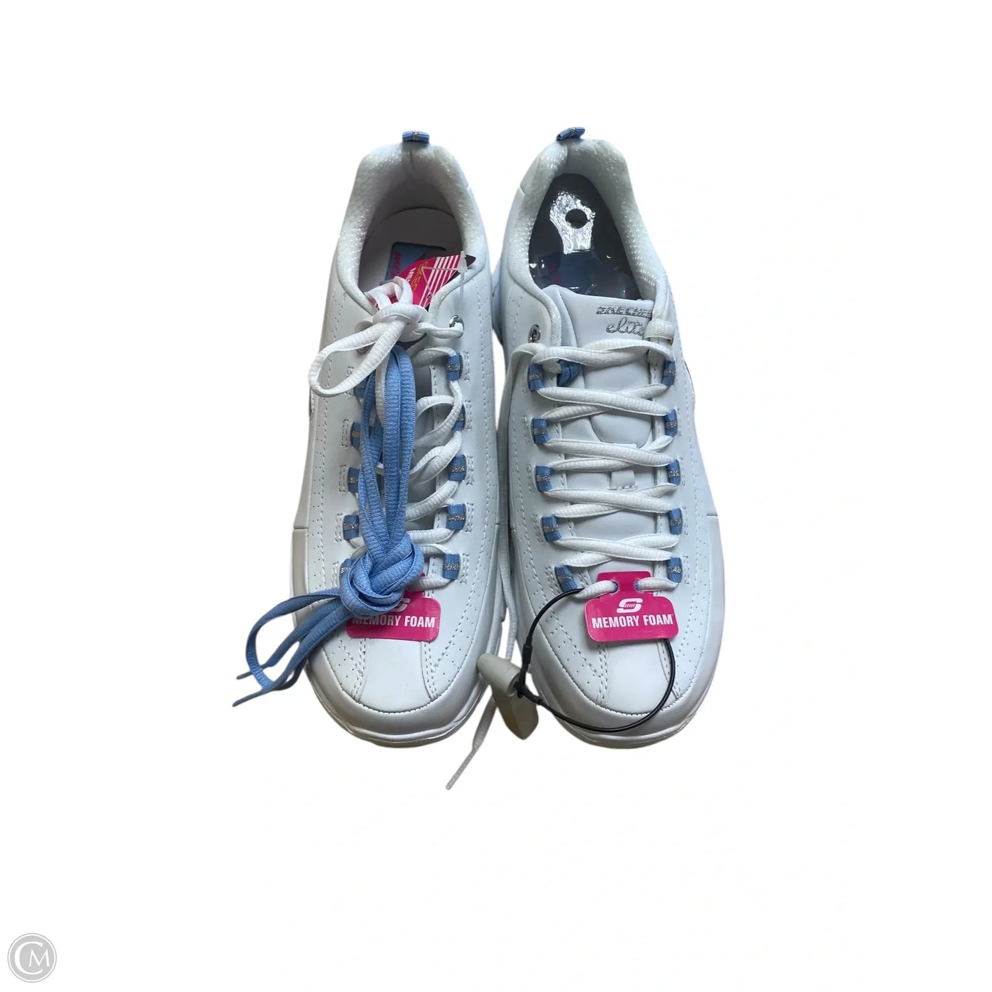 Shoes Athletic By Skechers In White, Size: 9.5