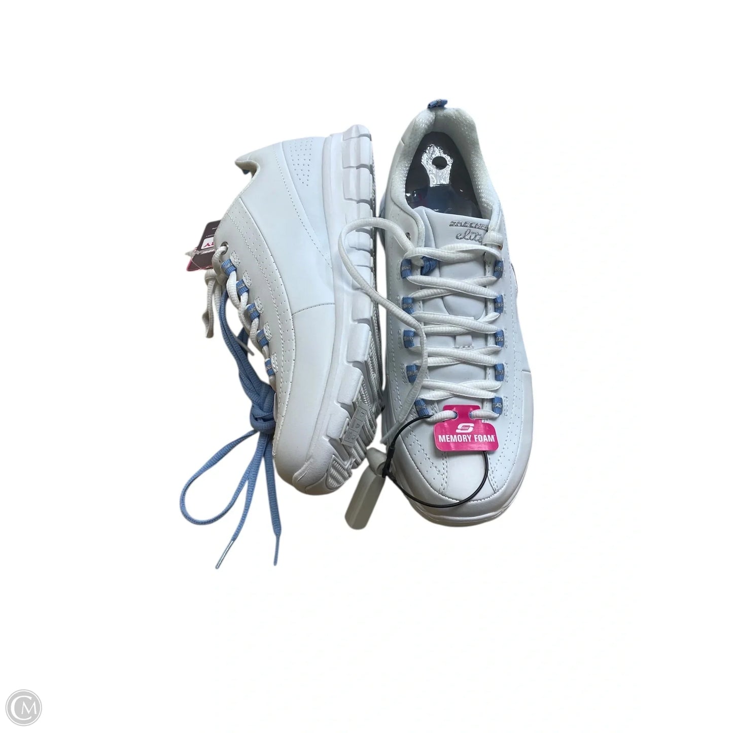 Shoes Athletic By Skechers In White, Size: 9.5