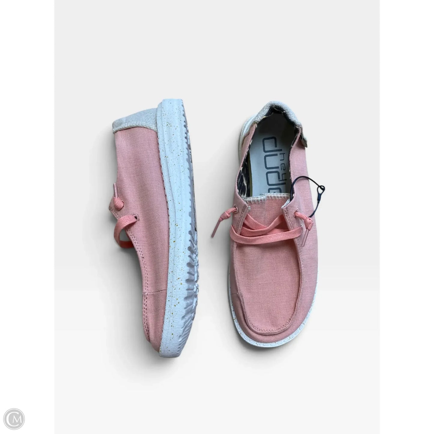 Shoes Flats By Hey Dude In Pink, Size: 5