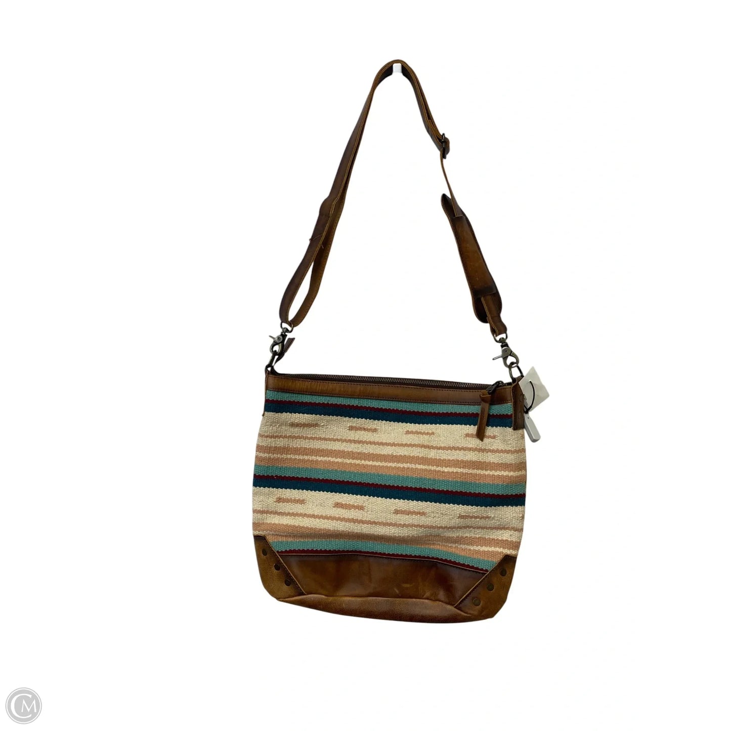 Crossbody Leather By Clothes Mentor, Size: Medium