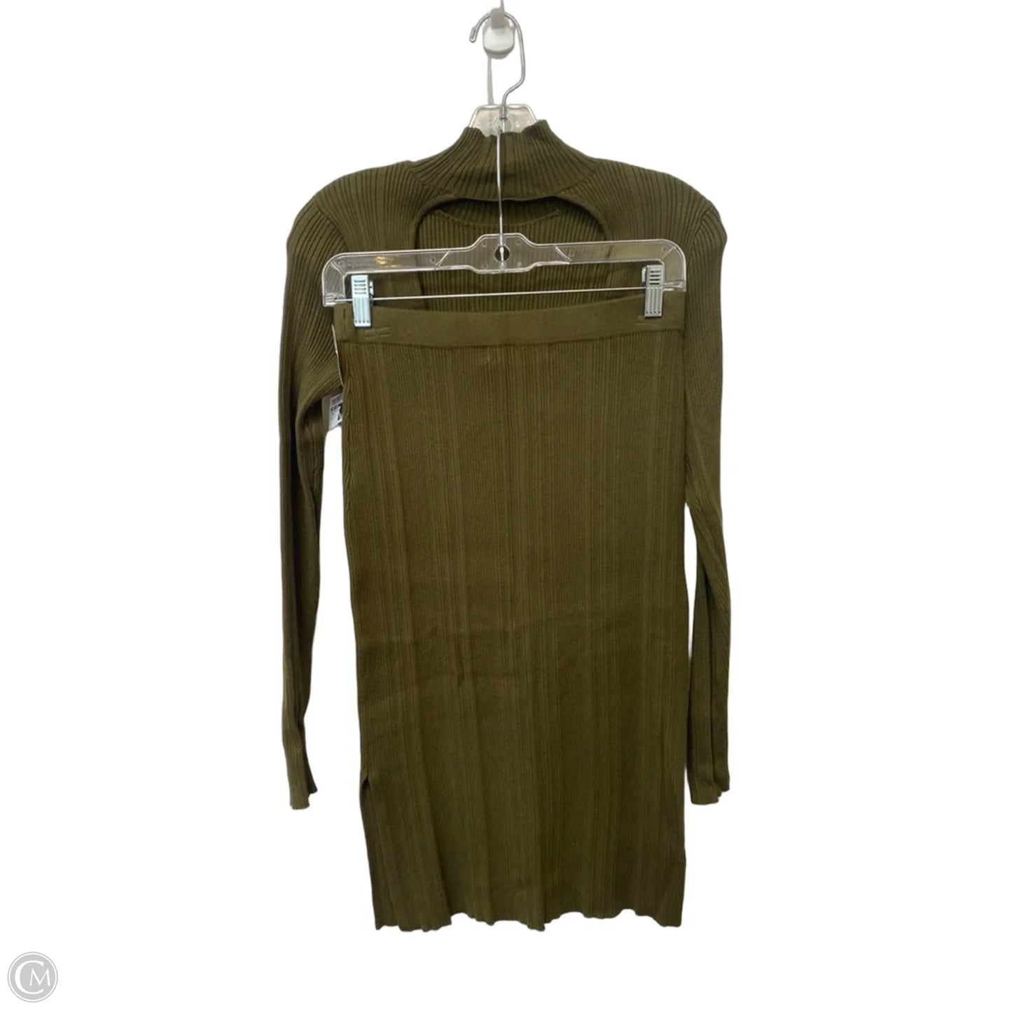 Top 2pc Long Sleeve By Vero Moda In Green, Size: S