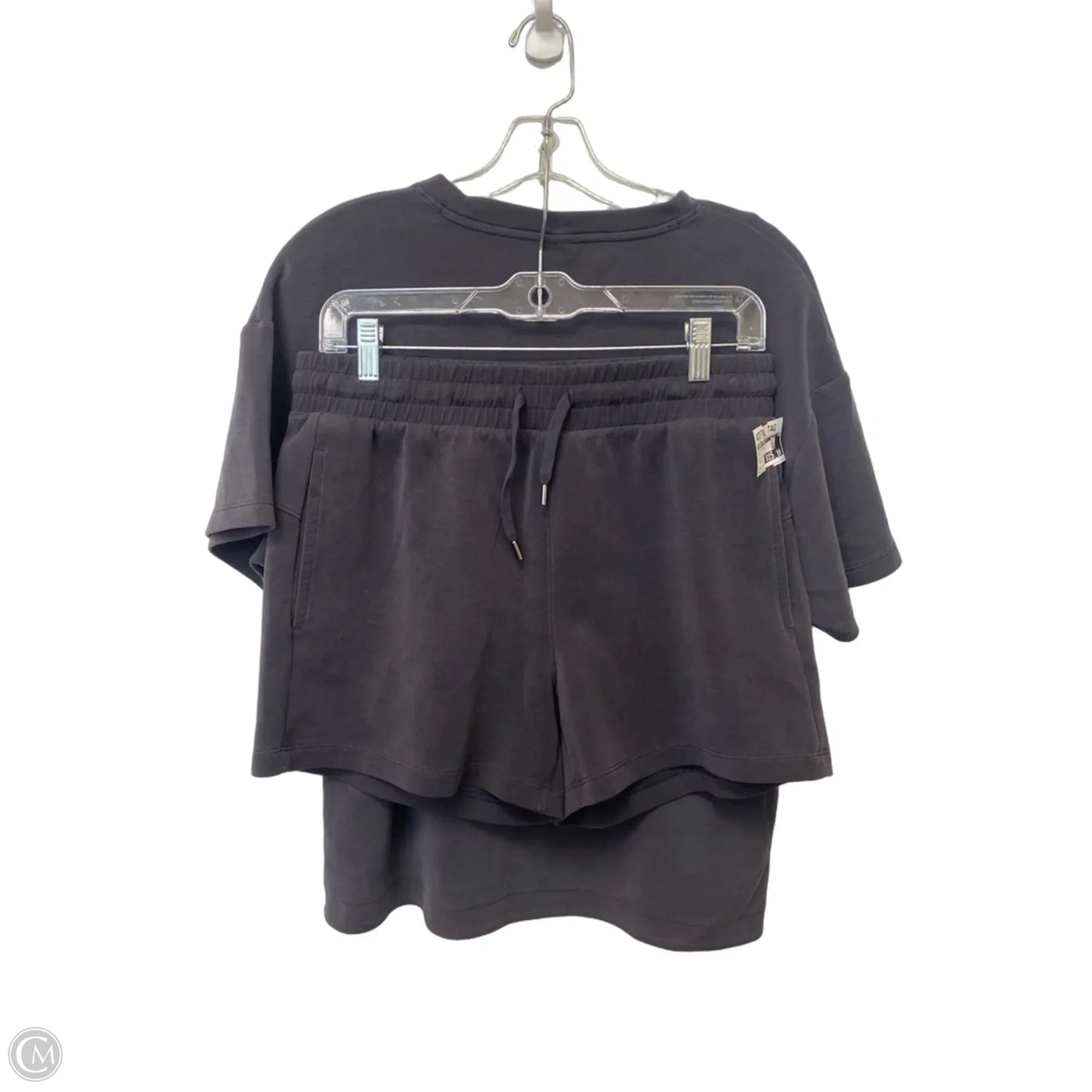 Top 2pc Short Sleeve By Members Mark In Grey, Size: M