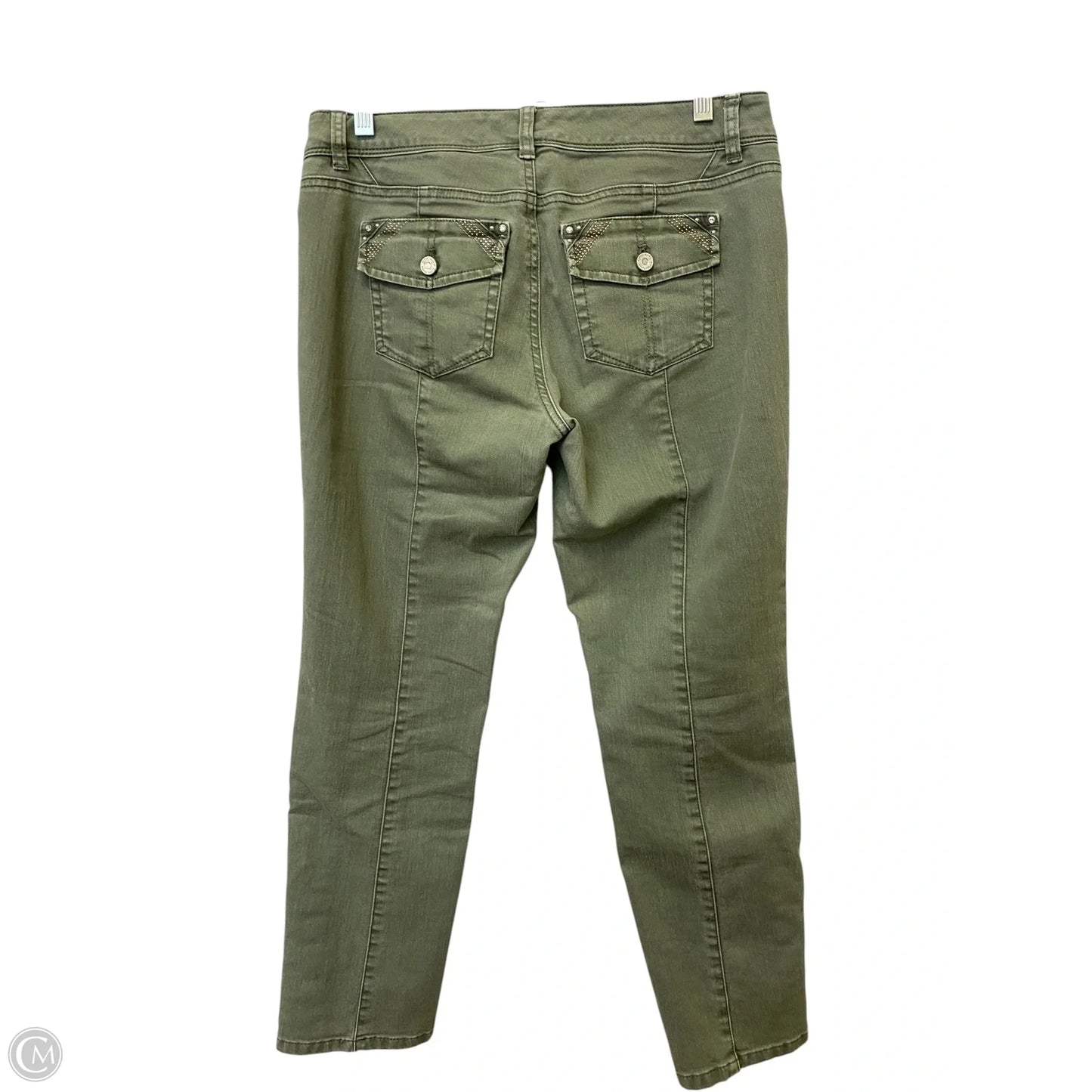 Jeans Straight By White House Black Market In Green, Size: 0