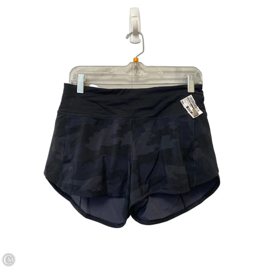 Athletic Shorts By Lululemon In Camouflage Print, Size: 6