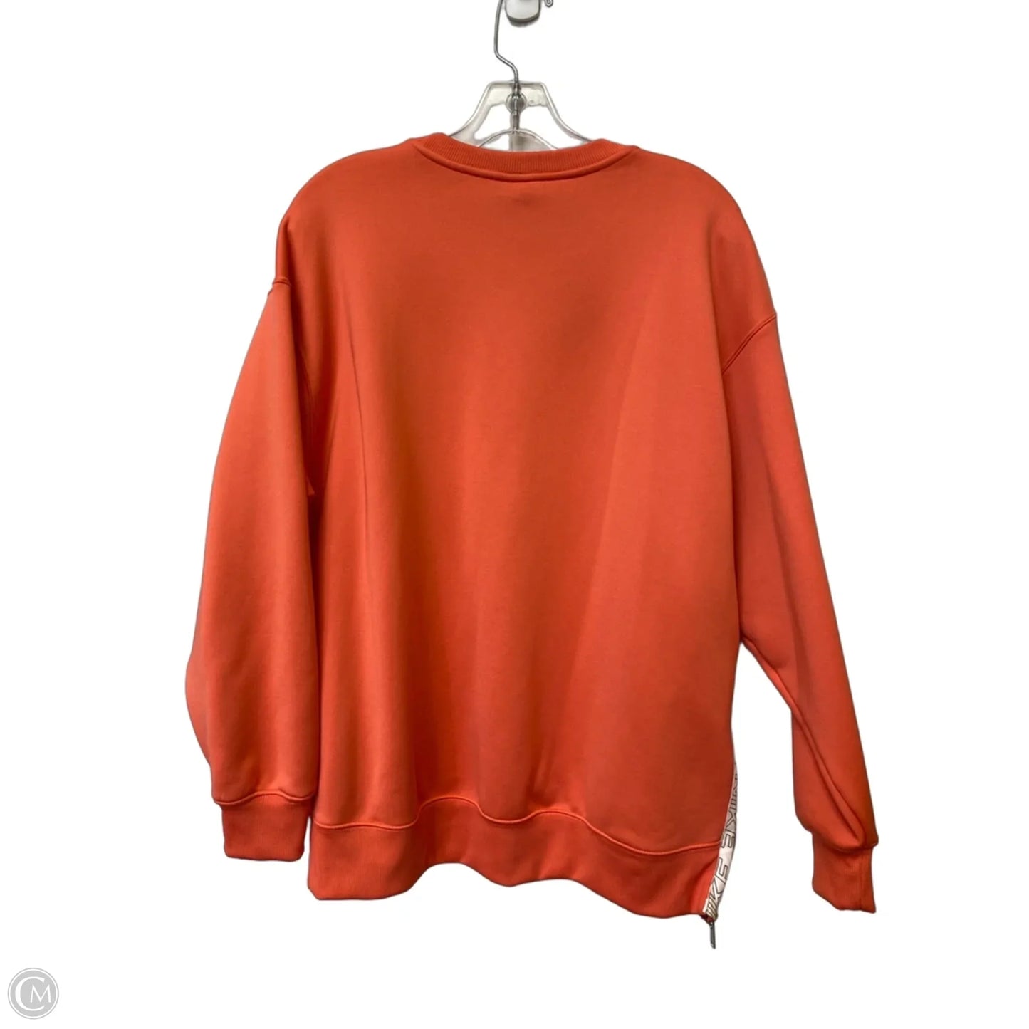 Athletic Sweatshirt Crewneck By Nike In Pink, Size: M