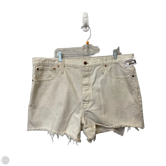 Shorts By Madewell In White, Size: 3x