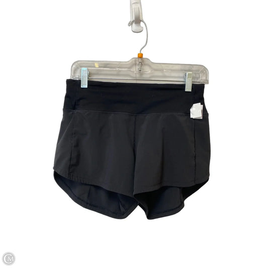 Athletic Shorts By Lululemon In Black, Size: 4