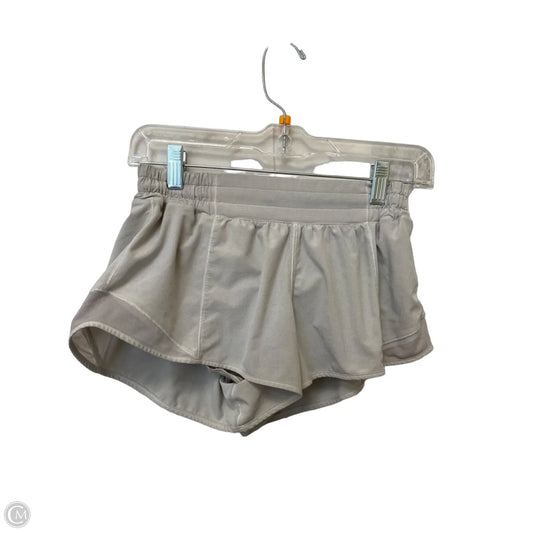 Athletic Shorts By Lululemon In Grey, Size: 4