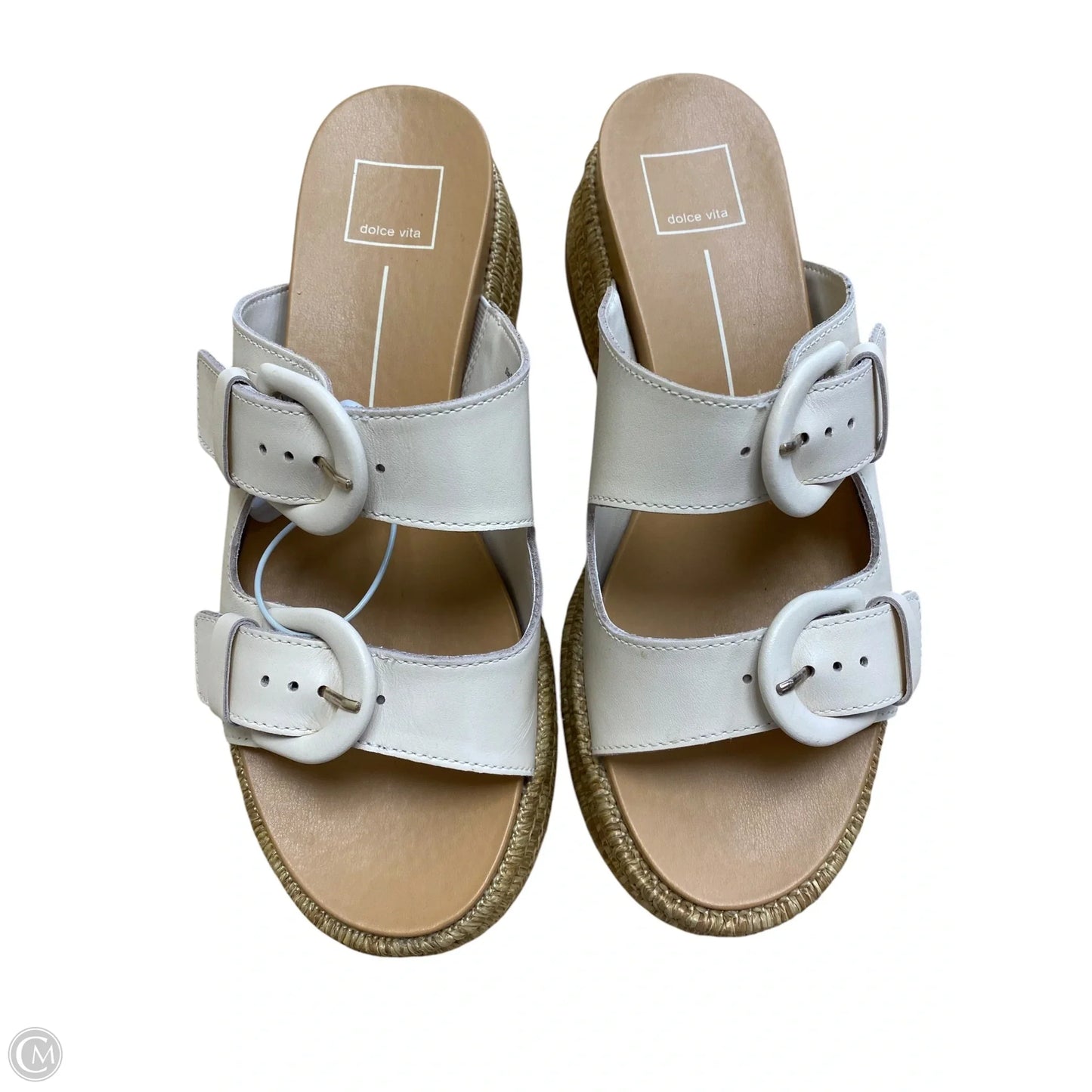 Sandals Heels Platform By Dolce Vita In White, Size: 9.5