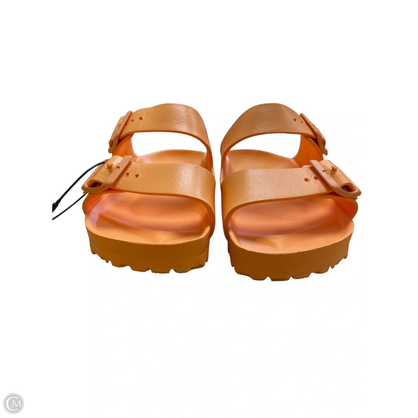 Sandals Flats By Birkenstock In Orange, Size: 10