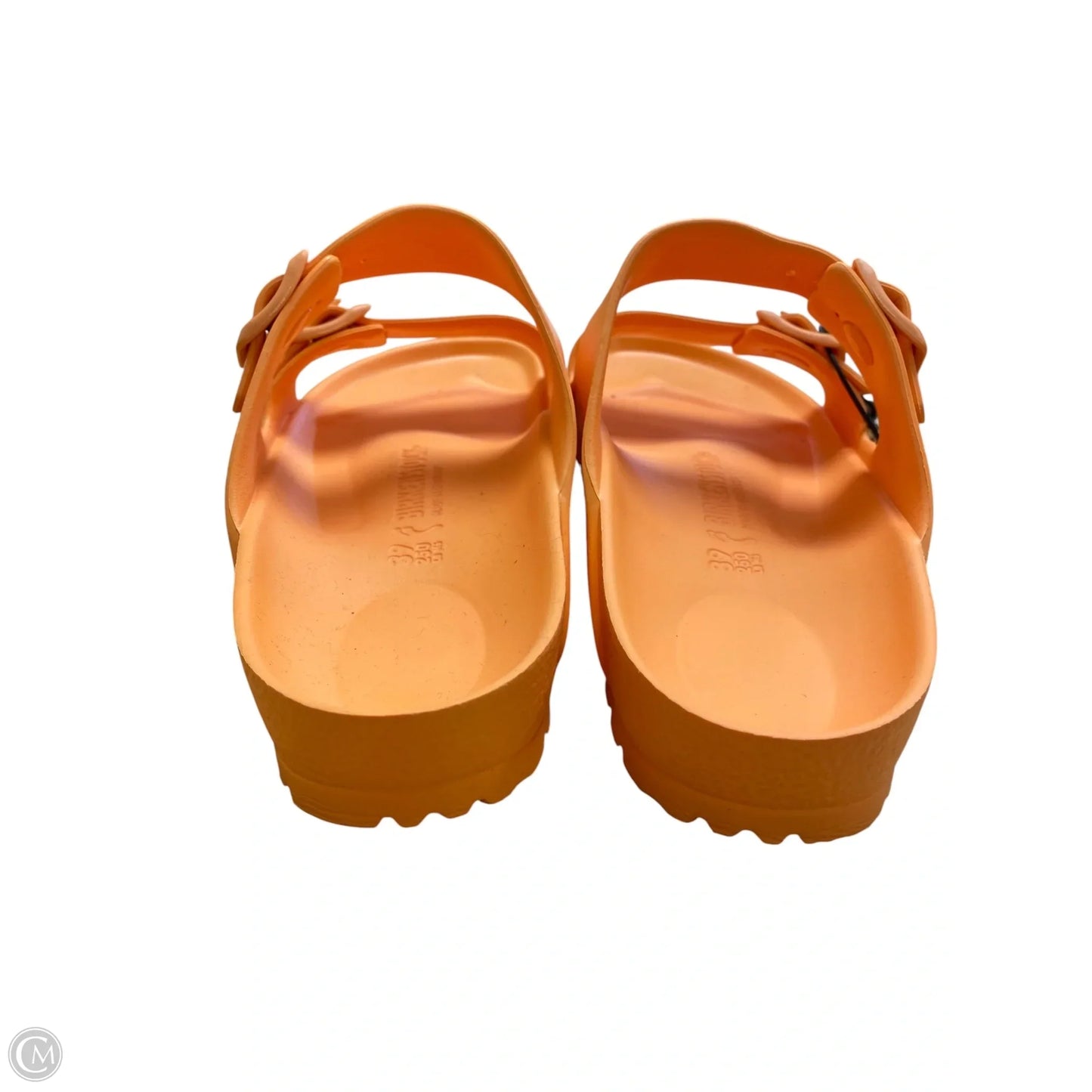 Sandals Flats By Birkenstock In Orange, Size: 10
