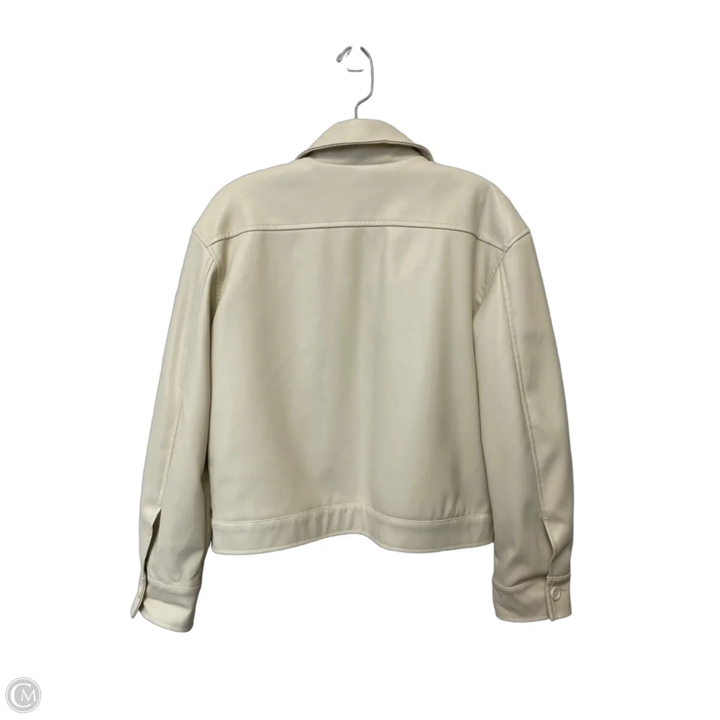 Jacket Shirt By Steve Madden In Cream, Size: S