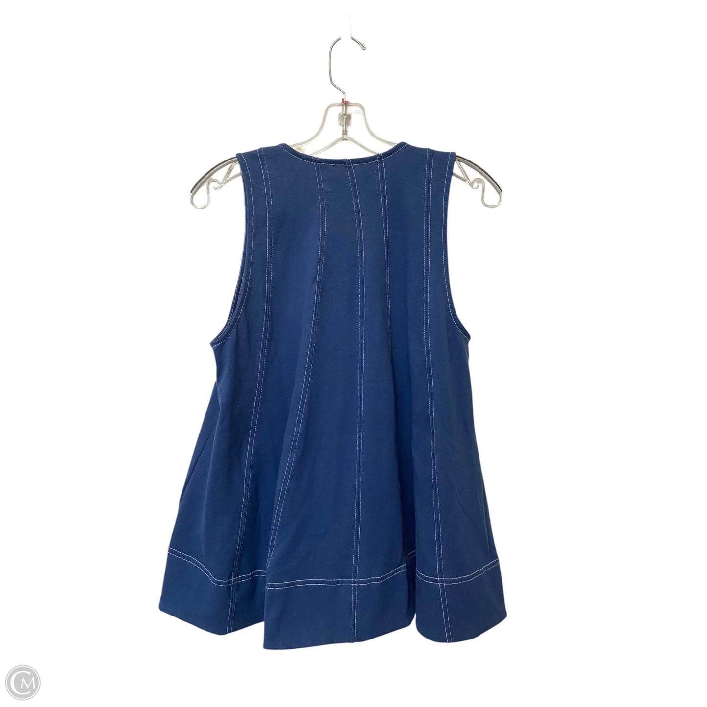 Top 2pc Short Sleeve By Clothes Mentor In Blue, Size: Xsp