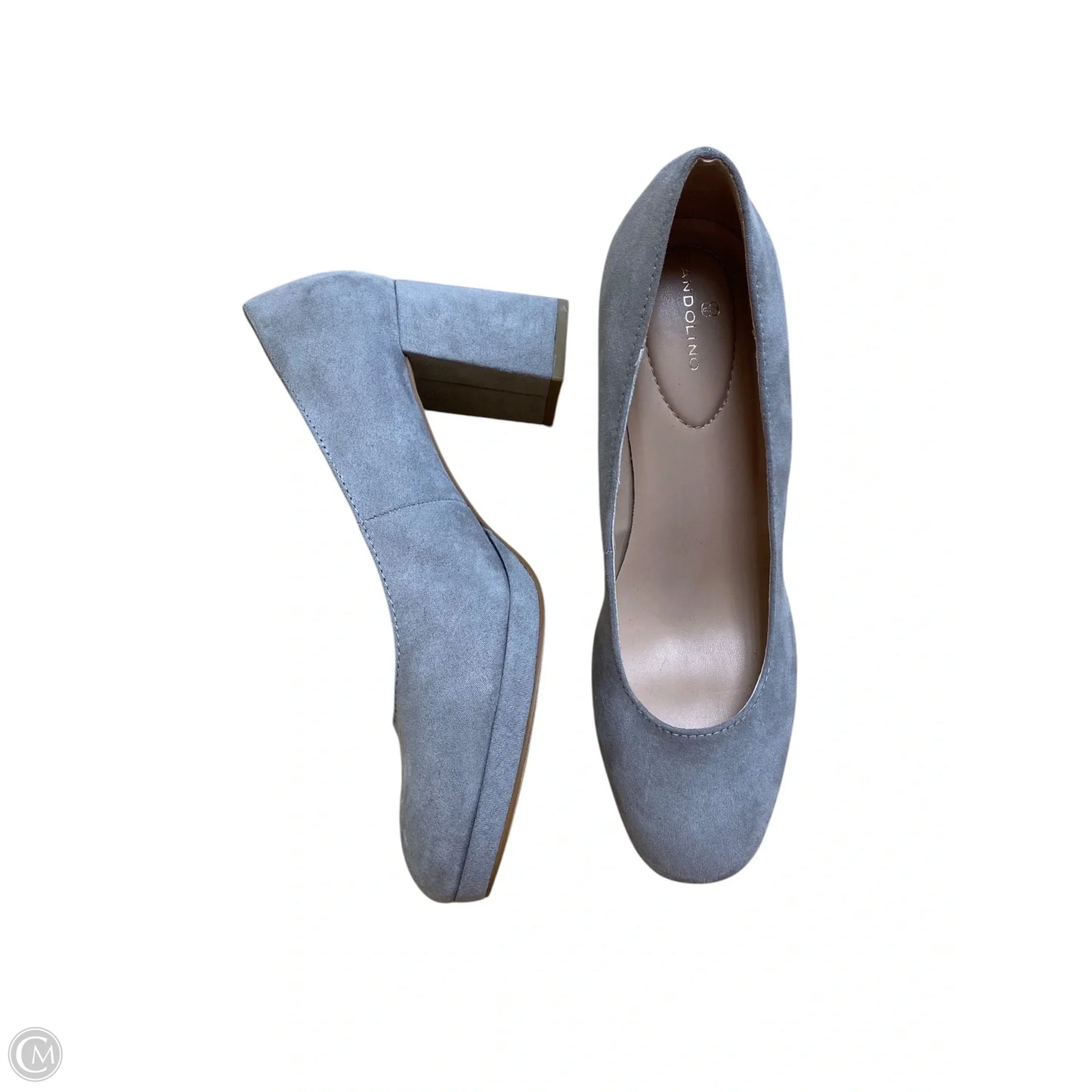 Shoes Heels Block By Bandolino In Grey, Size: 10