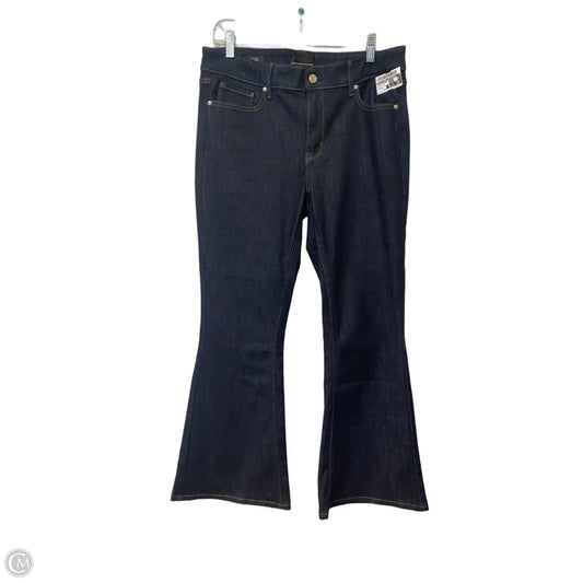 Jeans Flared By White House Black Market In Blue Denim, Size: 10