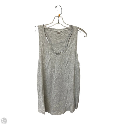 Athletic Tank Top By Lululemon In Grey, Size: 10