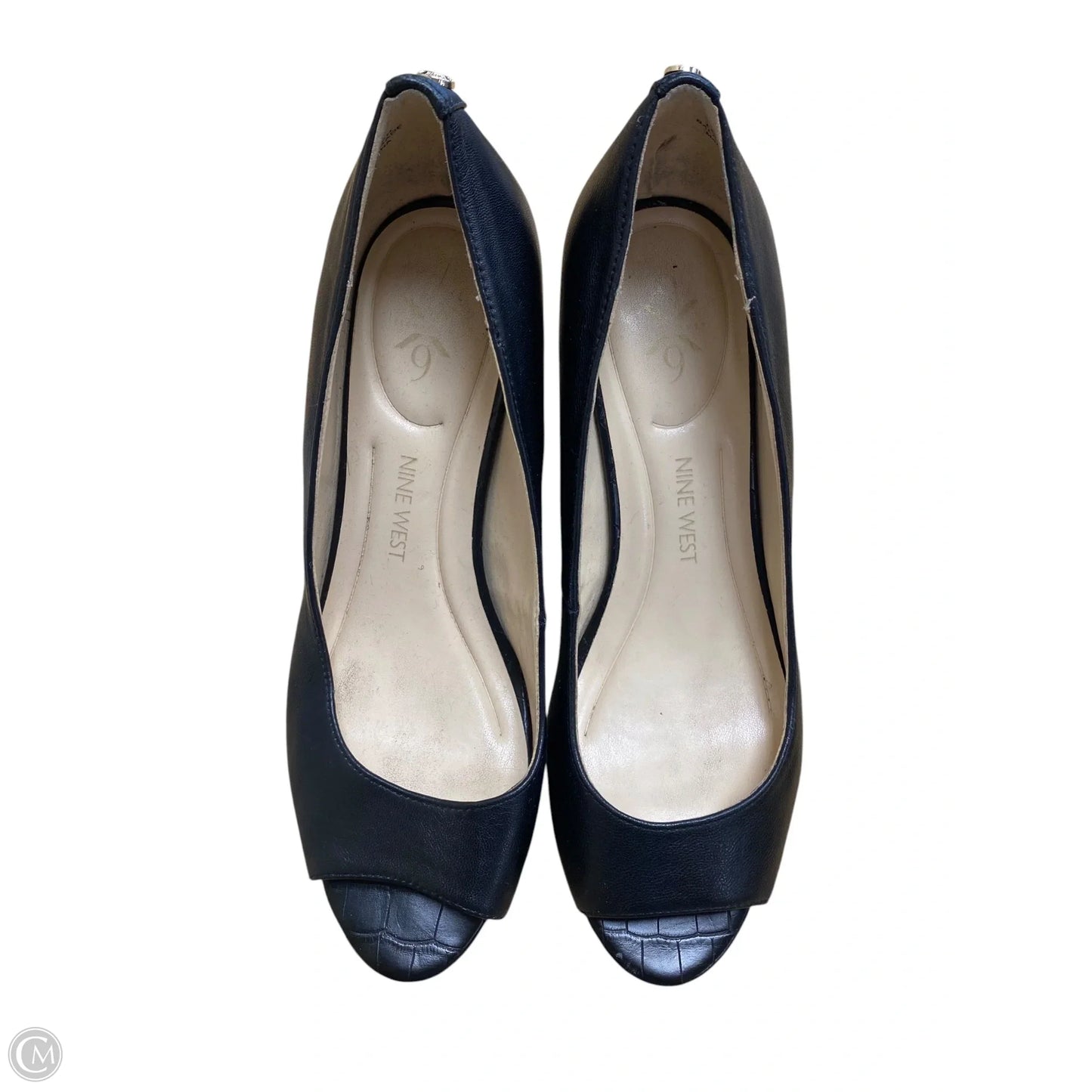 Shoes Heels Block By Nine West In Black, Size: 7